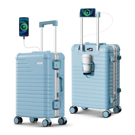 TIYFIY 28 Inch Checked Luggage Suitcase