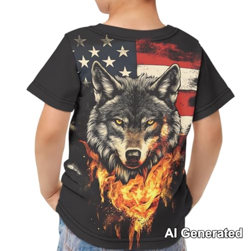 Image of Xhuibop Kids T Shirts for Boys Size 3-16 Girls Short Sleeve Sportswear Active Tops