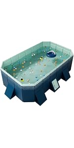 Amazon.co.jp: ［ヒマラヤ］折りたたみプール 空気入れ不要 205×138