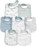 Simple Joys by Carter's Baby Boy's 7-Pack Teething Bib, Blue, One Size