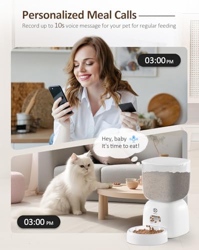 Automatic Cat Feeder with 3L Dry Cat Food Dispenser — alternate color or size variant on Amazon