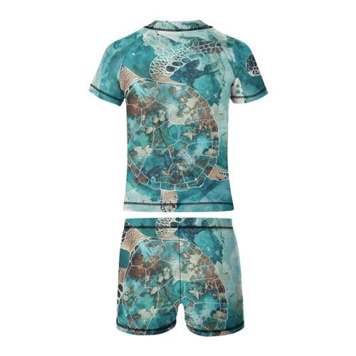 Sea TurtleChildren's Casual Swimsuit Set - Simple and Versatile10-12Y（150cm）3