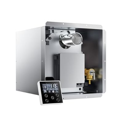 Ranein 65,000 BTU RV Tankless Water Heater, High Altitude Available, 12V, CSA Certificated, with Multi-function Controller, On Demand Instant Hot Water Heater, Compatible with all RVs