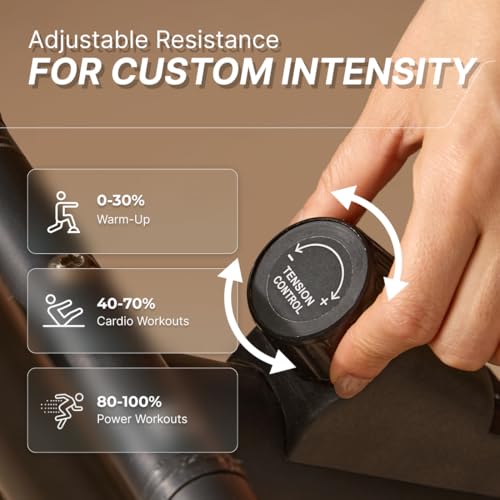 Image of Fitkit Dual Action 2-in-1 Air Bike | Moving & Fixed Handles Exercise Cycle | Adjustable Seat & Anti-Slip Pedals | Direct Resistance | 120 kg Max Weight | 1 Year Warranty Home Use Exercise Bike