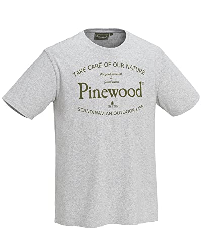 Pinewood 5569 Save Water T-Shirt L.Grey Melange (454) L
