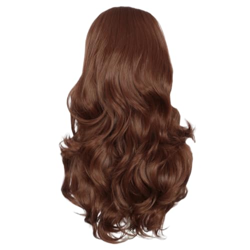 Image of Linfairy Retro Wig Big Bouffant Beehive Wigs for Women fits 50s 80s Costume (NutBrown)