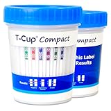 Prime Screen Multi Drug Urine Test Cup -6 Panel-Testing THC Marijuana(THC 50), BZO, COC, mAMP, OPI, OXY, C-CUP-CDOA-564 [ 2 Pack]