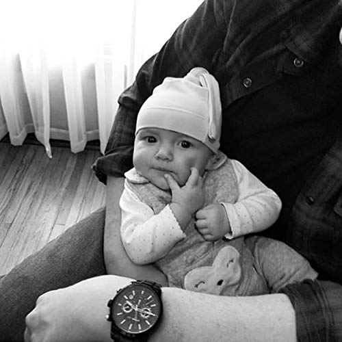 Dreshow Bqubo Newborn Hospital Hat Mittens Knot Toddler Soft Cute Knit Hat For Baby Boys Girls Infant Cap Beanies 0-6 Months #TOP2