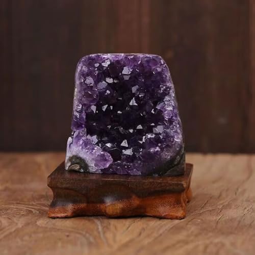 Géode d'améthyste violette de qualité supérieure avec socle de présentation - 5
