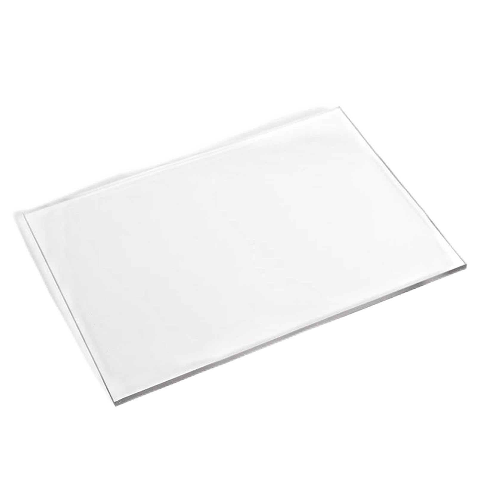 Policarbonato Placas Transparente de 1 mm, Laminas de Acrilico de 100 cm de Ancho, Placas de Policarbonato para Bricolaje, Marcos de Fotos, Cocheras, Casetas