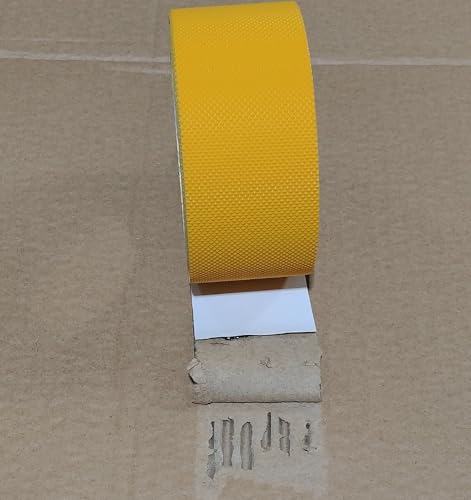 Image of Anti Slip Tape 2 Inch Wide, Waterproof Grip Adhesive Heavy Duty High Traction Friction for Indoor /Outdoor Steps (17 Ft /Yellow).