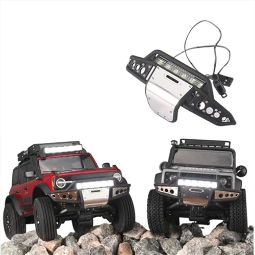 Modelo Accesorios para Automóviles RC TRX4M Parachoques con Luz LED 5