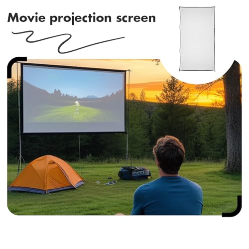 Pantalla de proyector plegable Toddmomy 100 pulgadas 16:9 miniatura 5
