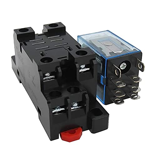 Relais de puissance 12V 10A 2 NO 2 NC interrupteur electromagnetique