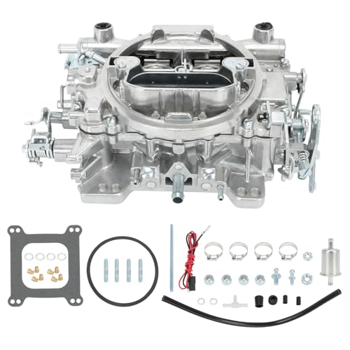 1405 600 CFM 4 Barrel Carburetor w/Manual Choke Carburetor Compatible with Corvette Silverado GMC Square Bore Carburetor (Non-EGR)