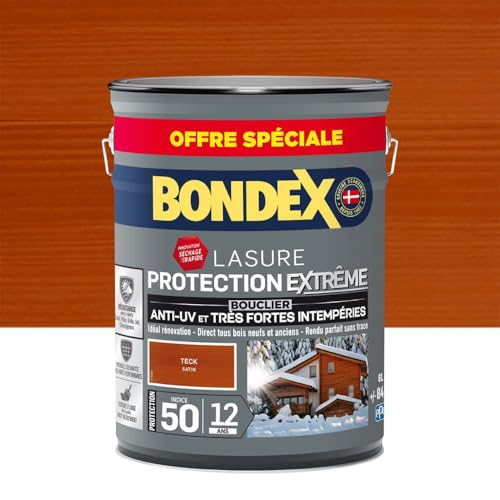 Bondex Lasure Protection Extrême 12 ans Teck 6 L