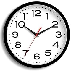 Roymnie Wall Clock Silent Non Ticking Modern Clock Battery Operated 8 Inch Small Classic Analog