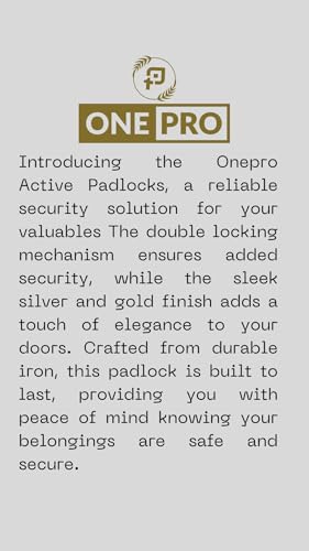 Image of Azco Round Locks Multiple Keys Padlocks 52mm 65mm Steel Levers Double Locking, Strong Hardened Shackle Lock and Key for Home Door Shutter Shop Office Main Gate (3 Keys 50mm Black Pack 1)