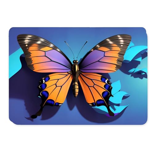 Coque MacBook Pro 13 inch A1278 Rigide Papillon Housse Clavier PC - 4