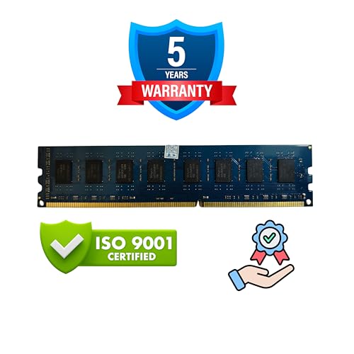Image of 8GB DDR3 1600MHz Hynix Desktop RAM | High-Speed PC Memory Module for Smooth Performance & Multitasking | 5 Year Replacement Warranty | 12800U | HYNIX Desktop RAM