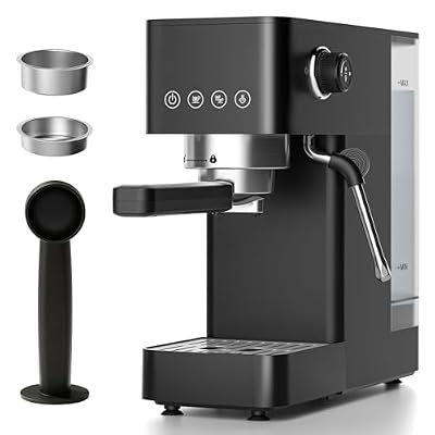 AAOBOSI AOBOSI Espresso Machine 20 Bar, Café-Style Cappuccino & Latte Maker with Powerful Steam Wand, 30s Fast Heating, Compact Design for Small Kitchens