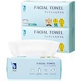 ITO クレンジングタオル フェイシャルタオル 60枚入×3個セット OEKO-TEX認証 赤ちゃんにも優しい ITOオリジナル鮫小紋エンボス生地 敏感肌 肌荒れ対策 使い捨てタオル フェイスタオル使い捨て フェイスケア スキンケアタオル