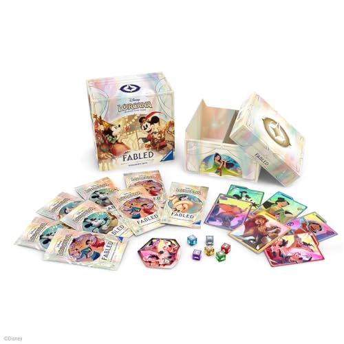 Ravensburger Disney Lorcana TCG: Fabled Illumineer's Trove | Secure Card Storage | Includes Booster Packs & Comprehensive Guide | Original Disney Artwork | Ages 8+