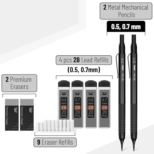 Mr. Pen PAPN002M327 Metal Mechanical Pencil Set thumb #1