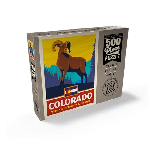 MyPuzzle Colorado: The Centennial State - Premium 500 Piece Jigsaw Puzzle for Adults by MyPuzzle.com - Image 2