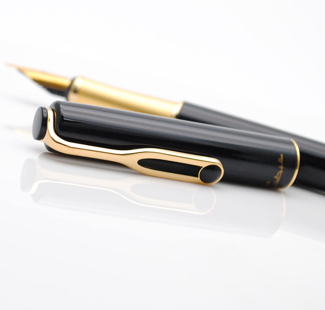 Picasso 620 Penna Stilografica Serie Yummy Candy – Pennino EF 0,35 Mm, Corpo Metallico, Colore Nero, In Confezione Regalo - 3