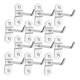 Organisation améliorée : garde les outils et les accessoires facilement accessibles et bien organisés, réduisant l'encombrement et améliorant le flux de travail, supports d'outils pour panneau perforé, crochets d'atelier robustes