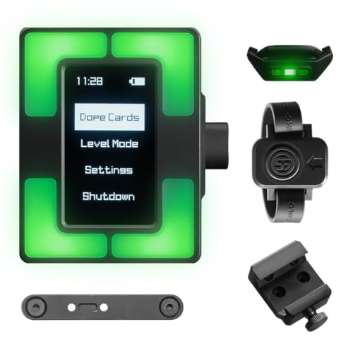 Shooters Global SG Pulse Pro | Precision Shooting Assistant. Stage Timer Electronic Anti Cant Rifle Level Electronic DOPE Card Stability Tracker & Free Mobile app (Master Kit)