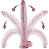 42 cm extra-langer riesiger Dildo, realistischer Silikon-Dildo,dick mit starkem Saugfuß, XXXL riesiger Penis, für Klitoris-, Vaginal- und G-Punkt-Massage,breiter Penis-Stimulator für Männer und Frauen #2