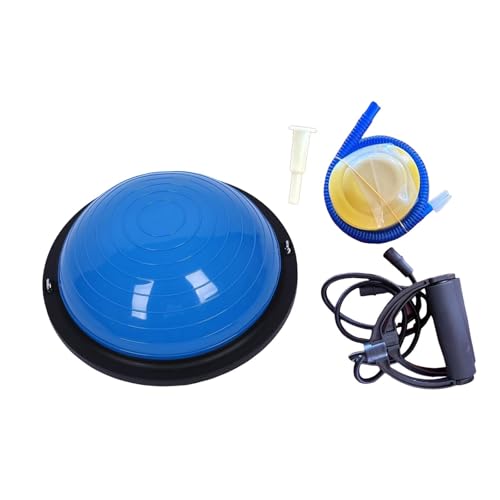 Folpus Pelota de Equilibrio Semiesfera de Balón de Ejercicio Media Pelota de Entrenamiento de Balance con Superficie Antideslizante Adecuado, Azul