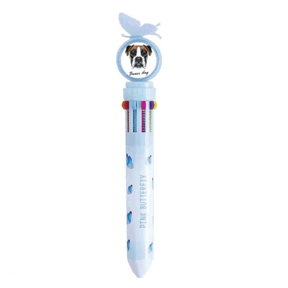 Stylo à bille rétractable multicolore Lop-eard Boxer no/no