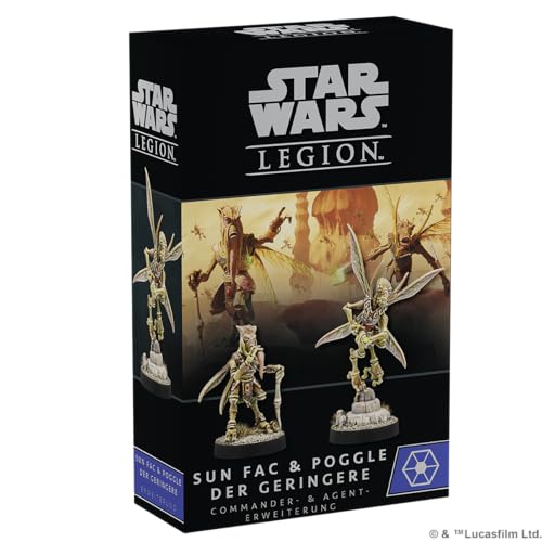 Atomic Mass Games, Star Wars: Legion – Sun Fac & Poggle der Geringere, Commander- und Agent-Erweiterung, Tabletop, 2 Spieler, Ab 14+ Jahren, 120-180 Minuten, Deutsch