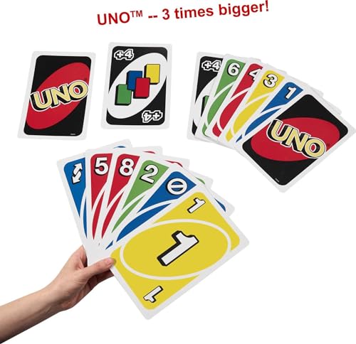 Mattel Games GPJ46 ​Giant Uno Card Game thumb #2