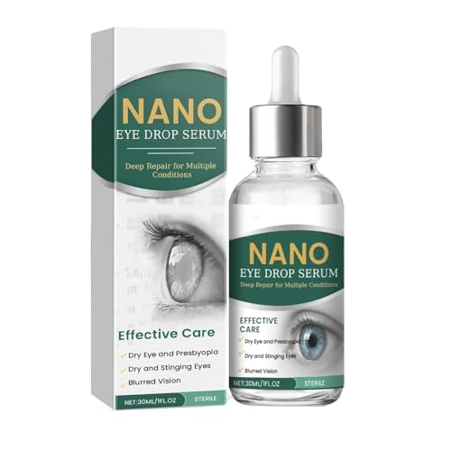 Suero Nano Eye Drops, 2025 New Eye Drops, alivia la fatiga ocular, líquido hidratante de larga duración para ojos secos, para el cuidado de los ojos, suave y eficaz. (1pcs)