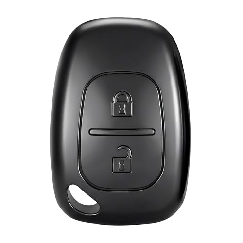 Jongo® Coque Clé Sans Lame Compatible avec Renault Kangoo Trafic Master | Opel Vivaro Movano | Nissan Primastar | Boitier Télécommande 2 Boutons Utilitaire