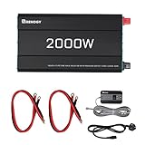 Renogy Inversor 12V 220V Onda Pura, Inversor Onda Pura 2000W/4000W, Transformador 12v a 220, Inversor de Corriente para Coche, Inversor Solar, Convertidor DC a AC 220v-240v para Autocaravana, Camion