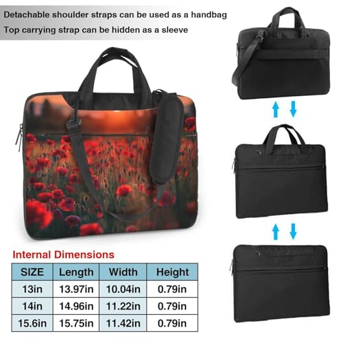 Maletín impermeable para laptop 14 pulg con asa miniatura 4