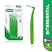 GUM Proxabrush Go-Betweens - Angled- Interdental Brushes - Soft Bristled Dental Picks for Plaque Removal Health - Safe for Braces & Dental Devices, 4ct (6pk)