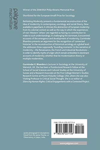 Rethinking Modernity: Postcolonialism and the