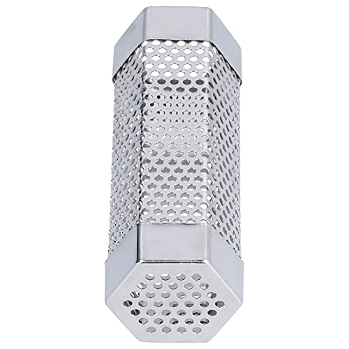 Smoke Tube, Cold Smoke Generator Stainless Steel BBQ Wood Pellet Tube Smoker For Pellet Smoker Barbecue Generator Pipe For Cold Hot Smoking Grilled Foods (Length 15.4CM*High 5CM?Order selection:)