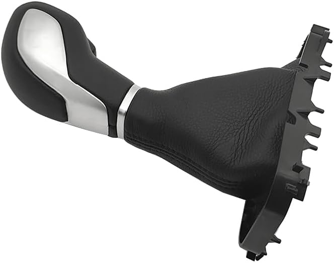 Gear Shift Knob Handle with Leather Boot Compatible with Ford Fusion Escape 2013-2016 Transit 2015-2020 Transit Connect, Shifter Lever 2018-2020 Replace# DG9Z7213EA