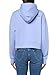 Lacoste Women's Short Cut Cotton Hoodie, Delphinium Purple, 8