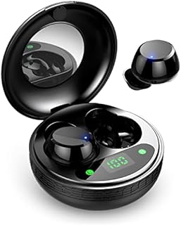 Wireless Earbuds, Motast Wireless Headphones Mini Bluetooth 5.0 Headphones in Ear with Mic, 30H Deep Bass Noise Canceling Bluetooth Earphones with LCD Display, IP7 Waterproof Running Headset for Sport