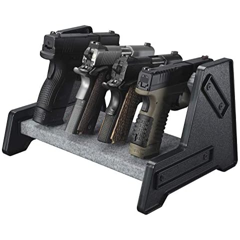 Raymace Deluxe Gun Rack for Pistol/Handgun Safe Storage Accessories (4 Hanger Holders) Cover