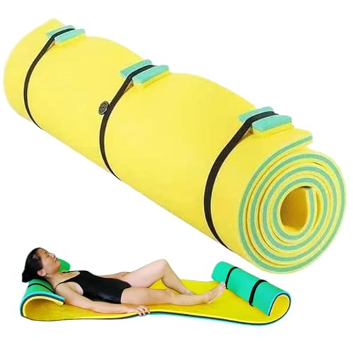 Tapis flottant mousse d'eau XPE, matelas de plage insubmersible 71x22