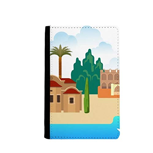 Étui portefeuille Chypre pour passeport et cartes aux finitions premium